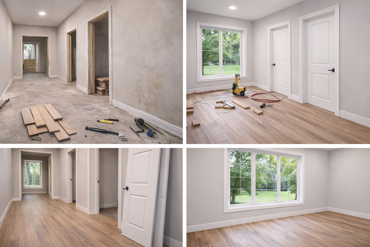 Parquet - Installazione di parquet in legno pregiato per pavimentazione residenziale