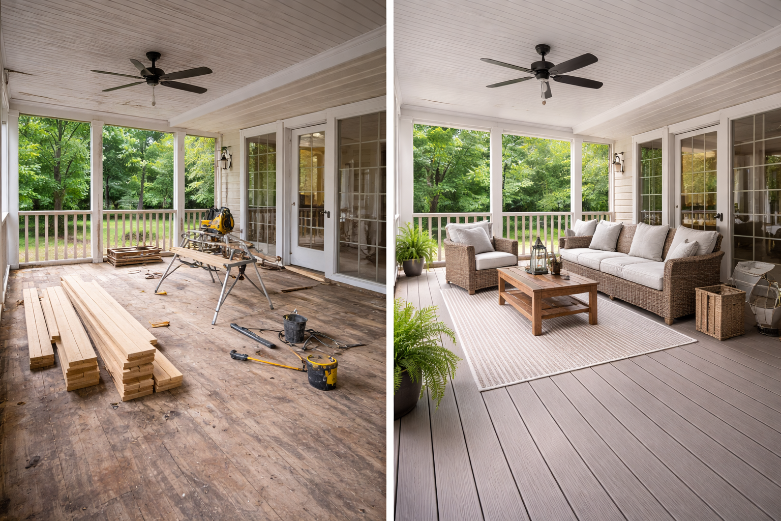 Veranda - Realizzazione di veranda con struttura in alluminio e vetrate panoramiche